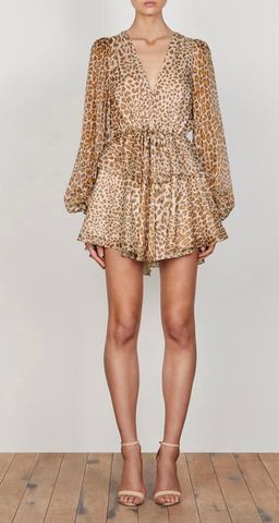 Shona Joy Ghetty Tiered Mini Dress Print Size 10 for rent on The Volte - image 1