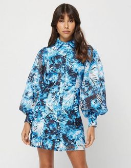 Mossman The High Rise Mini Dress Print Size 10 for rent on The Volte - image 2