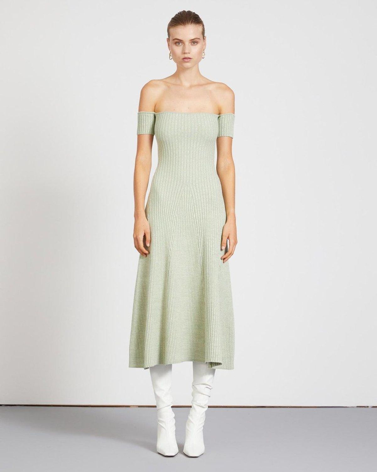 Anna Quan Valerie Dress - Sage - Image 3