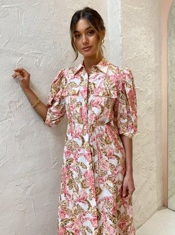 Significant Other Deanna Dress Maxi Dress Print Size 10 for rent on The Volte - image 3