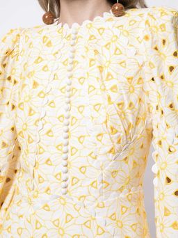 Acler Walker Mini Dress Print Size 12 for rent on The Volte - image 3