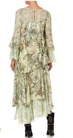 Camilla Brick Lane Beauty Asymmetrical Ruffle Dress Print Size 14 for rent on The Volte - image 3