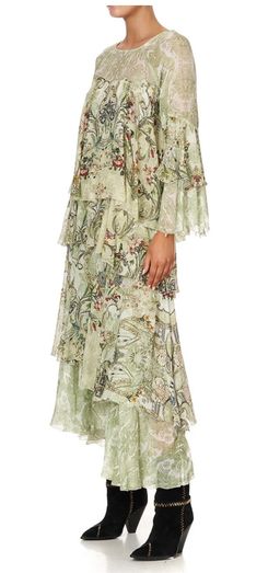 Camilla Brick Lane Beauty Asymmetrical Ruffle Dress Print Size 14 for rent on The Volte - image 5