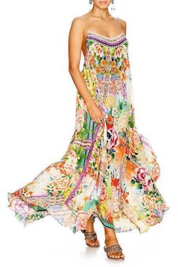  Camilla Flower Hour Full Hem Long Dress Print Size 8 for rent on The Volte - image 2