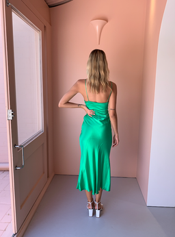 Bec & Bridge Loren Midi Dress - Green - Size 10 for rent on The Volte - image 2