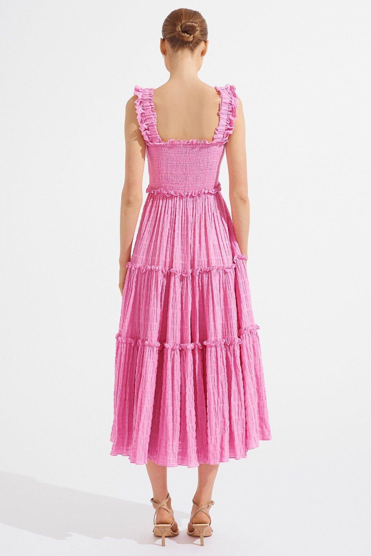 Steele Everley Dress Pink Size 10 - Image 4