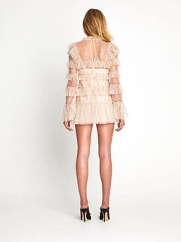 Alice McCall Foiled Zen Mini Dress Ballet Size 10 for rent on The Volte - image 3