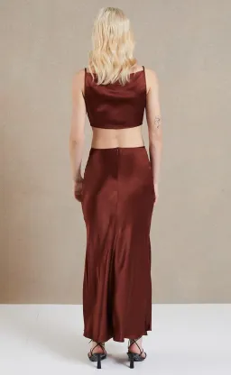 Bec & Bridge Camilla Cut Out Dress Cherry Size 8 for rent on The Volte - image 4