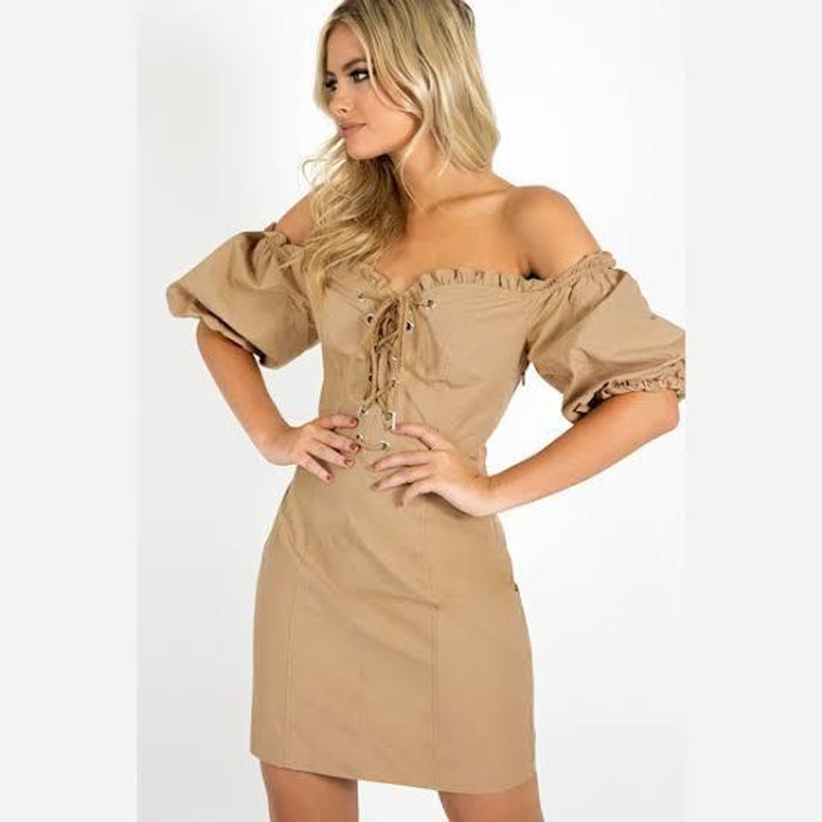 I Am Gia Alya Dress Brown Size 8 - Image 1