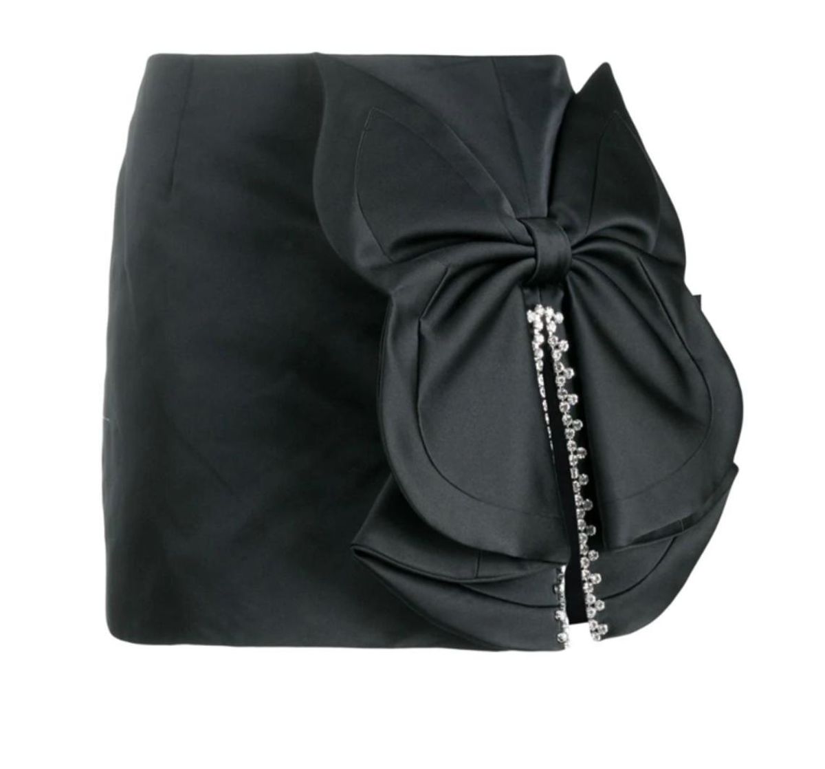 Area Butterfly Bow Mini Skirt Black Size 8 - Image 6
