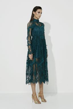 MOSSMAN Ties that Bind Dress Emerald size 10 for rent on The Volte - image 2