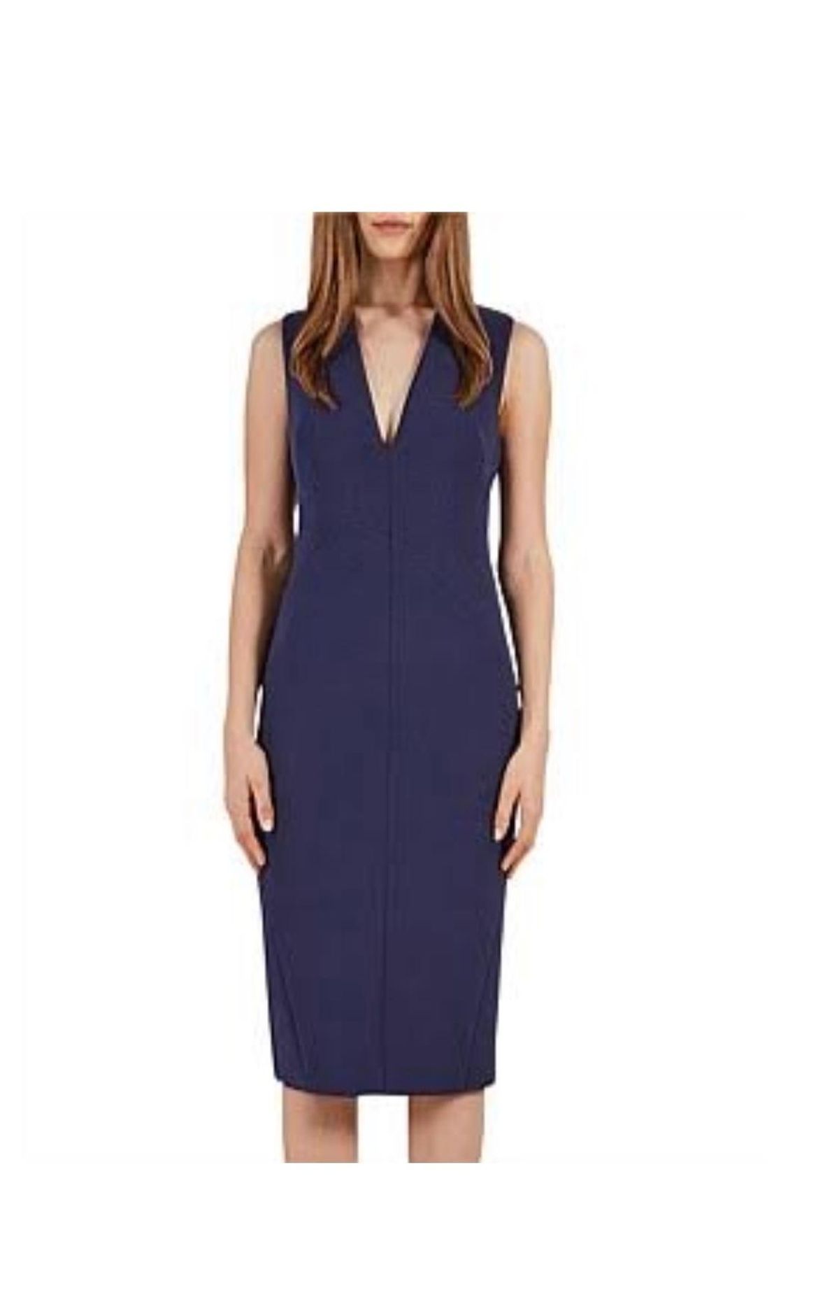 Rebecca Vallance Deep V Neck Dress Navy size 10 - Image 1