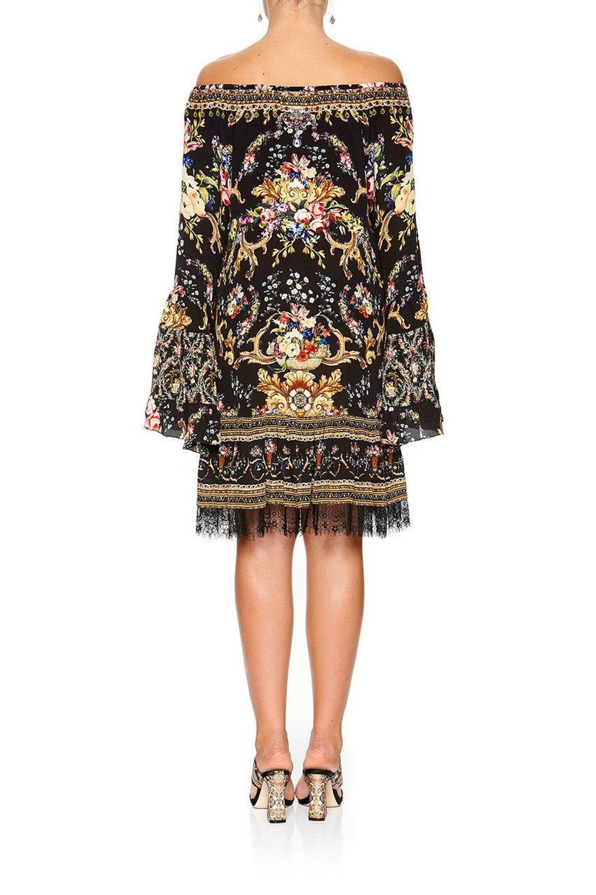 Camilla "Friend In Flora" A Line Frill Dress Size 10 - Image 3