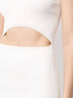 Sir The Label Ingrid Cut Out Dress Midi White | AU 8 for rent on The Volte - image 2