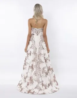 Bariano Makes Us Girls Mesh Ballgown Pink Size 10  for rent on The Volte - image 3