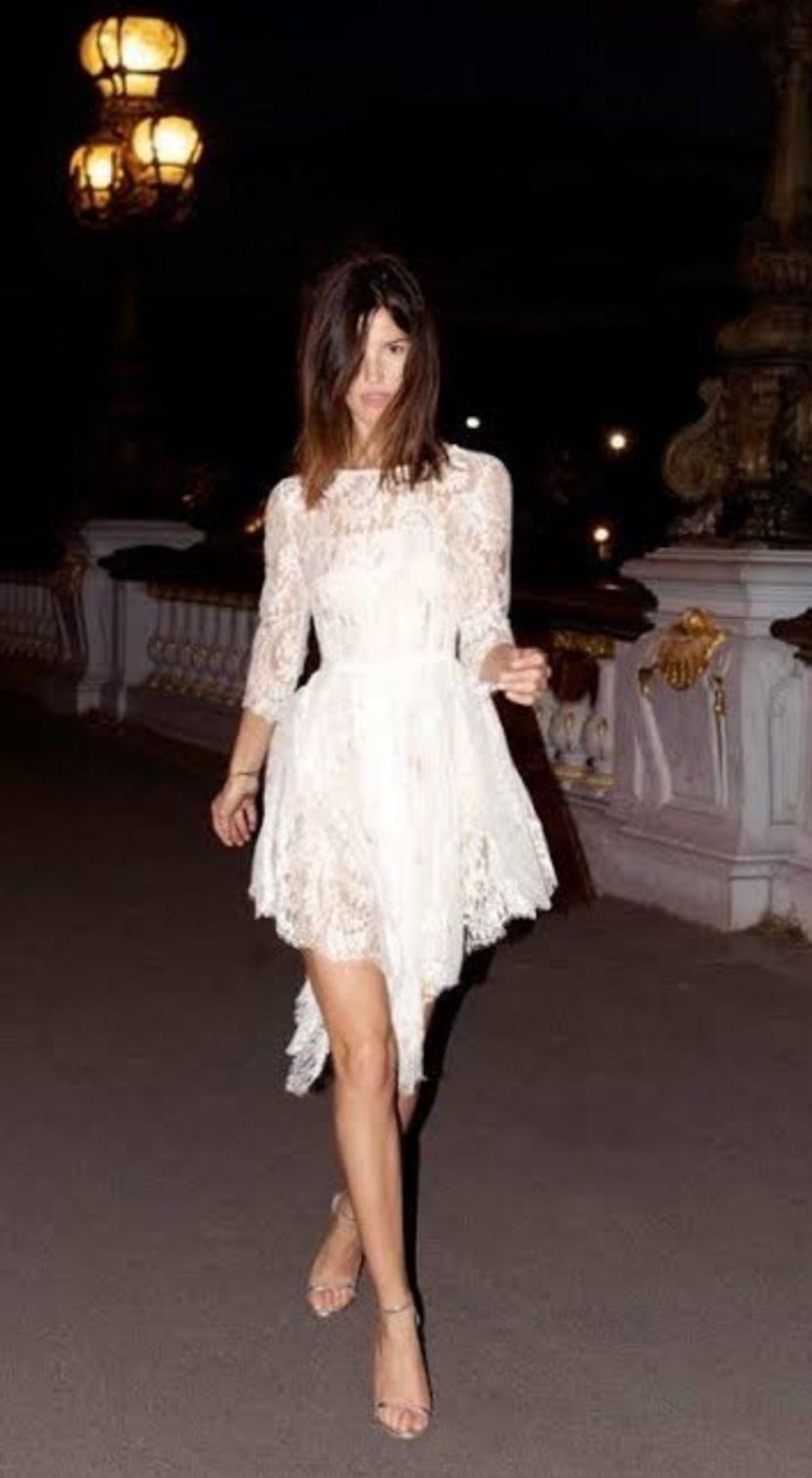 Lover Serpent Lace Dress Ivory 12 - Image 1