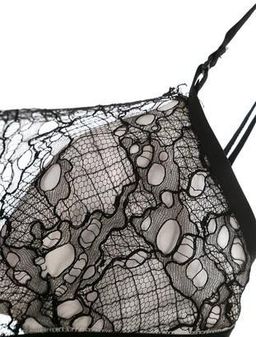 Dion Lee Marrow Lace Bandeau Bralette Black Size 8 for rent on The Volte - image 3