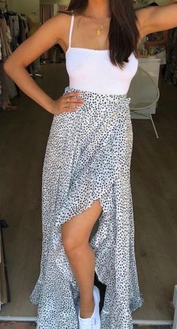 Sass and Bide Marseille Polka dot Maxi Skirt size 10 for rent on The Volte - image 2