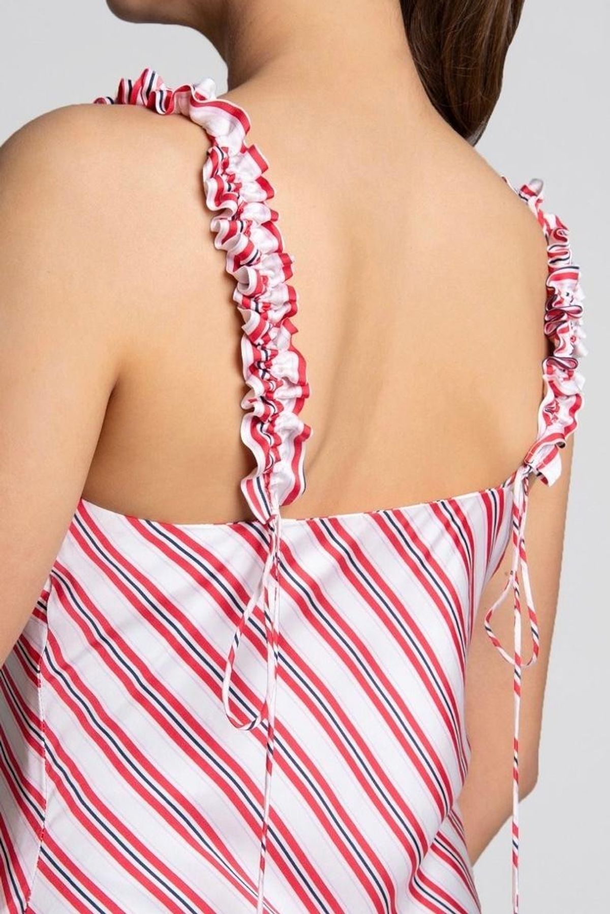 Rebecca Valance Marrakech Mini Red Stripe Dress Size 10 - Image 2