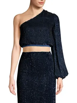 Retrofete Kathleen Top Navy Size 10 for rent on The Volte - image 2