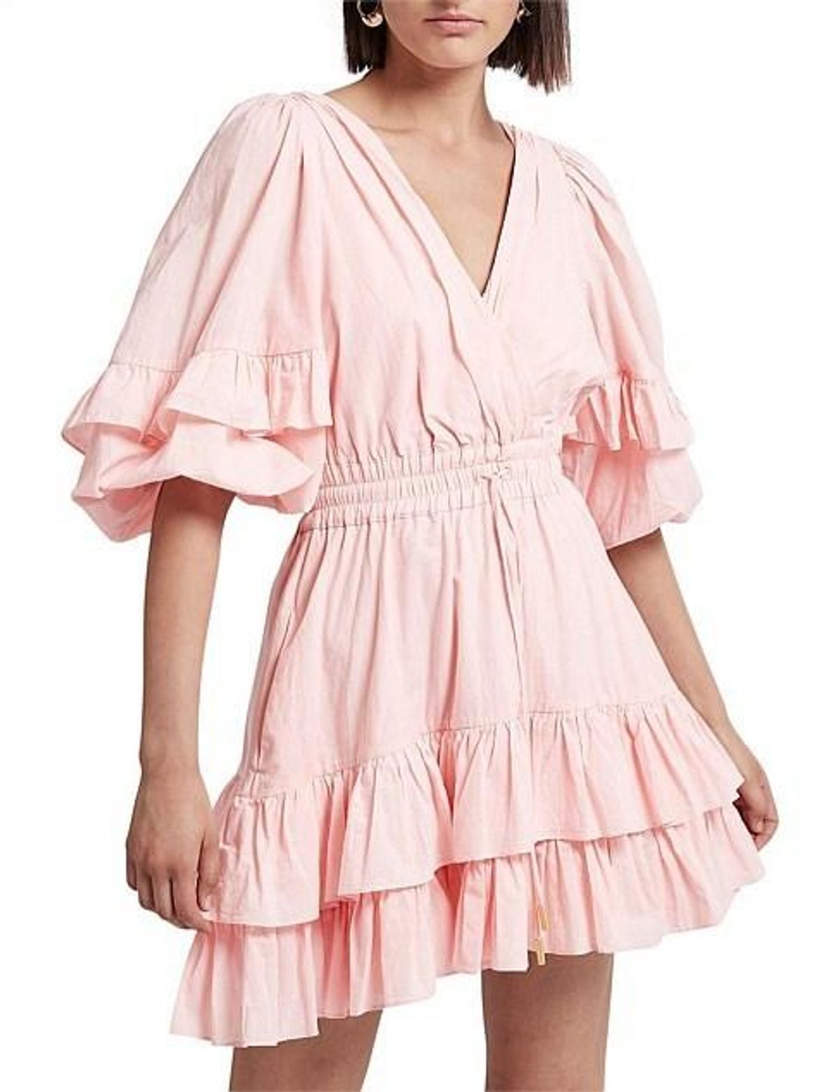 Aje Unending Mini Dress Pink Size 8 - Image 1