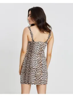Bec & Bridge Super Freak Dress Leopard Print Size AU 6 for rent on The Volte - image 3