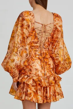 Acler Chance Cropped Top and Mini Skirt Set Print Size 8  for rent on The Volte - image 3