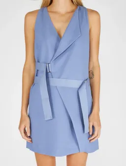 Dion Lee Holster Mini Dress Blue Size 4 for rent on The Volte - image 2