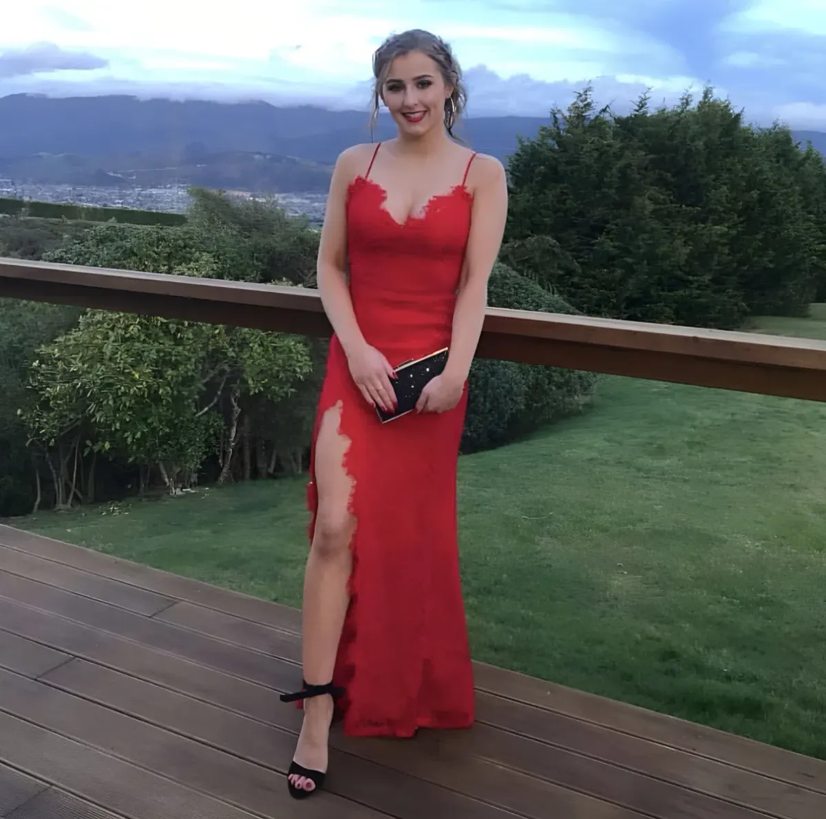 Alamour Layali Dress Red Size 12 - Image 1