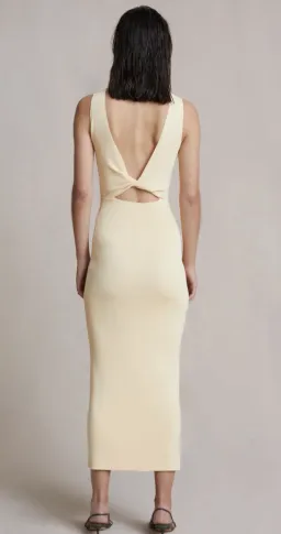 Bec & Bridge Sorbet Summer Midi Dress in Butter Size 10 for rent on The Volte - image 4