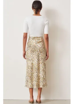 Bec & Bridge Catalonia Midi Skirt Leopard Print Size 10 for rent on The Volte - image 2