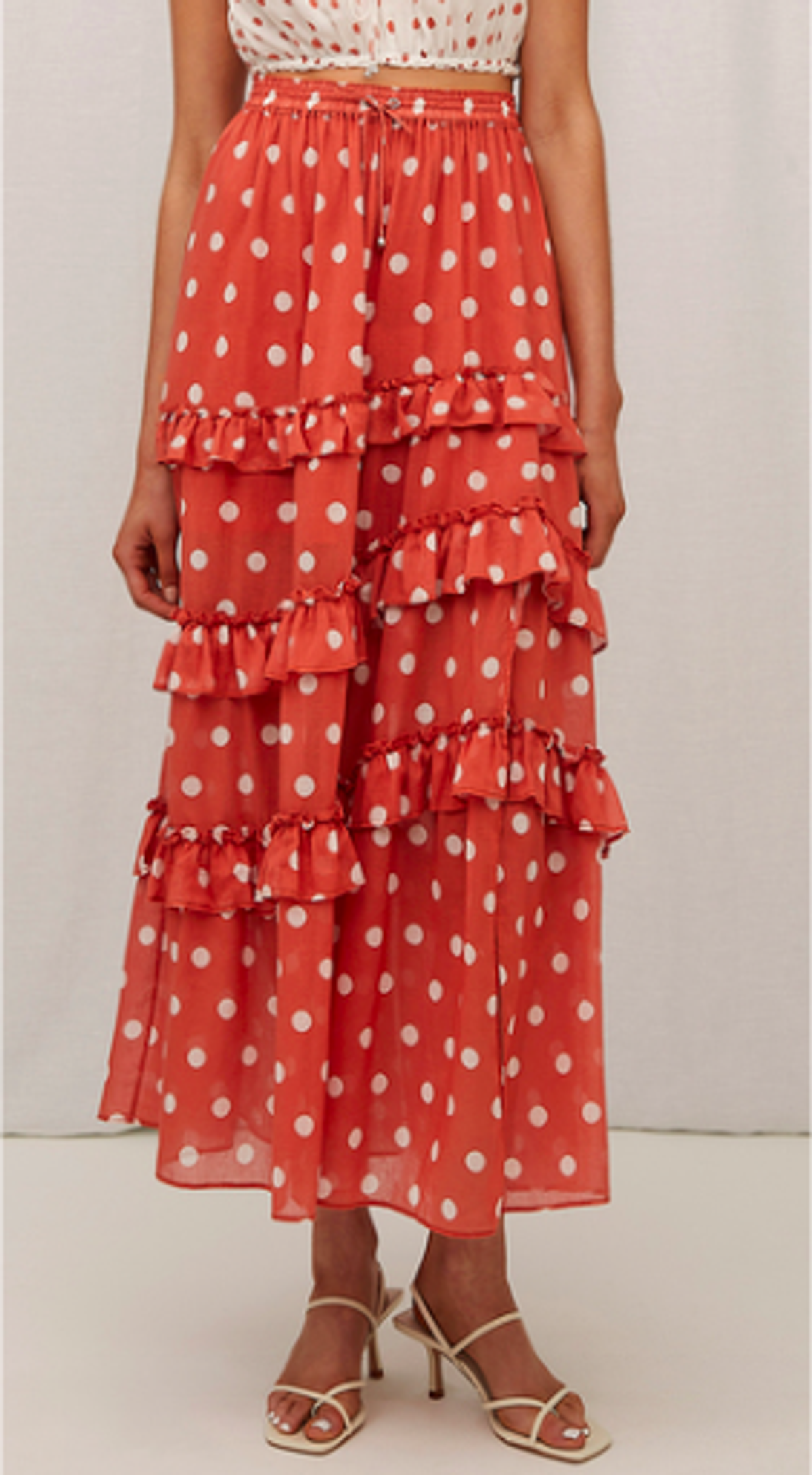 Steele Poppy Skirt & Matching Frenchi Top Set Size 10 - Image 4