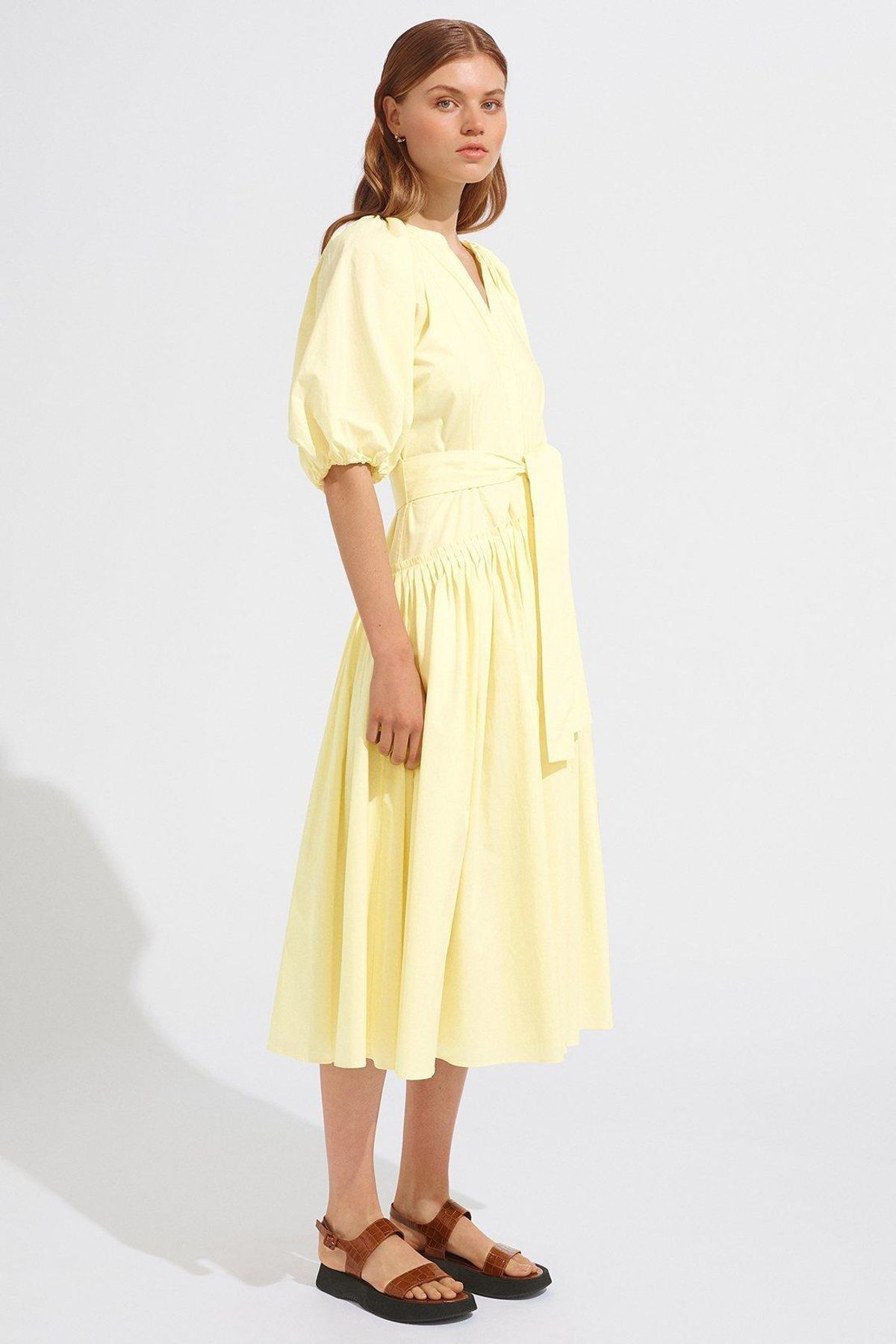 Steele Lemon Selma Dress Yellow Size 10 - Image 4