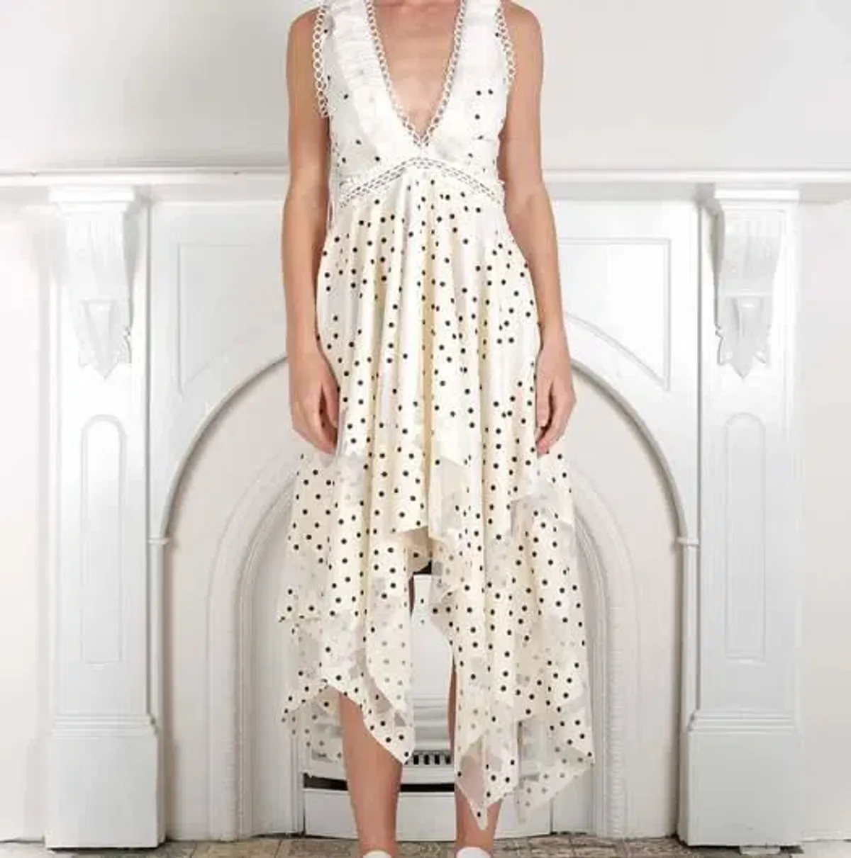 Ixiah the Label Wiseman Dress Print Size 10 - Image 1