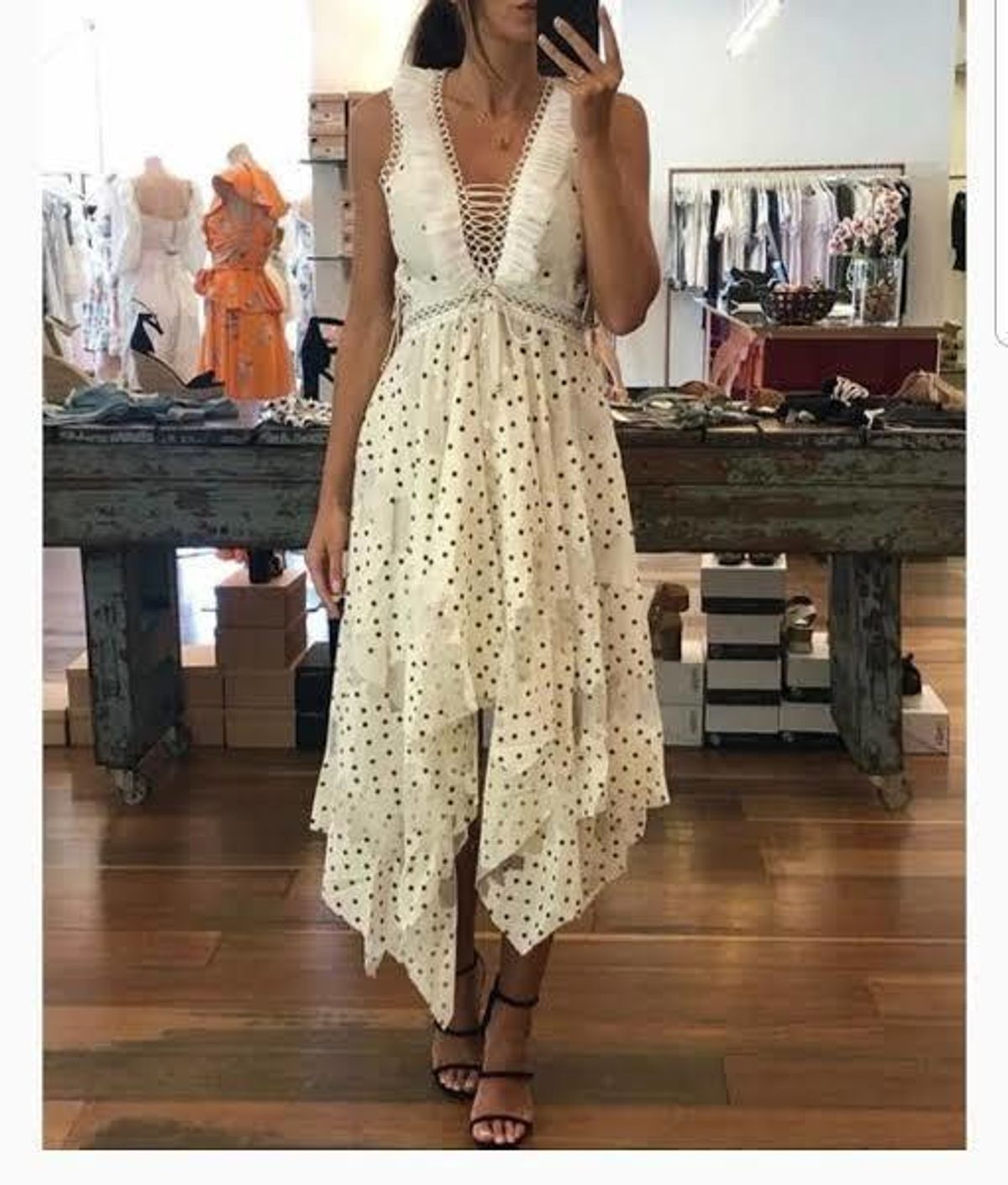 Ixiah the Label Wiseman Dress Print Size 10 - Image 3