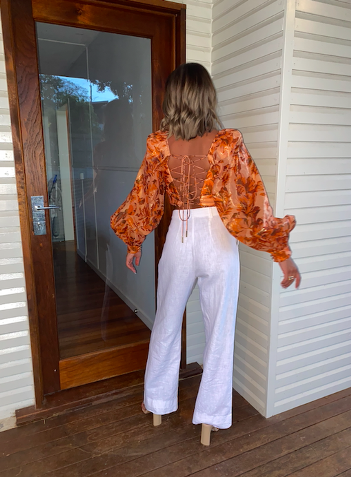 Acler Chance Top Print Size 8 - Image 6