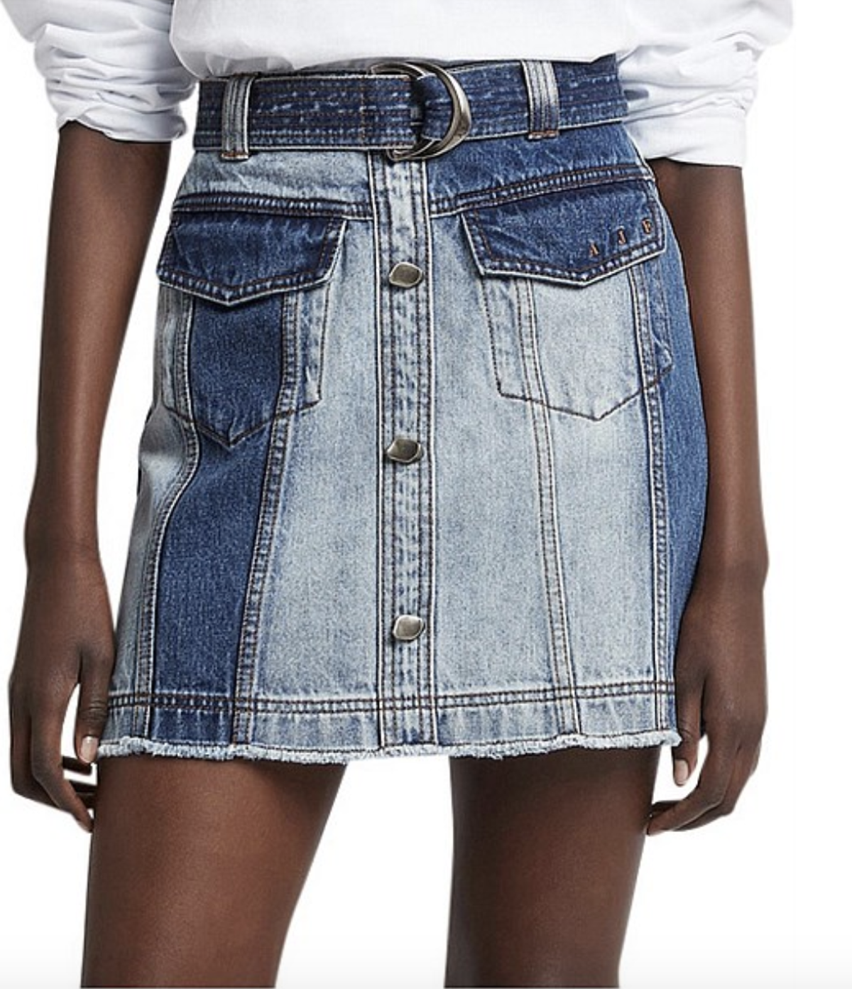 Aje Freecycle Denim Skirt  - Image 1