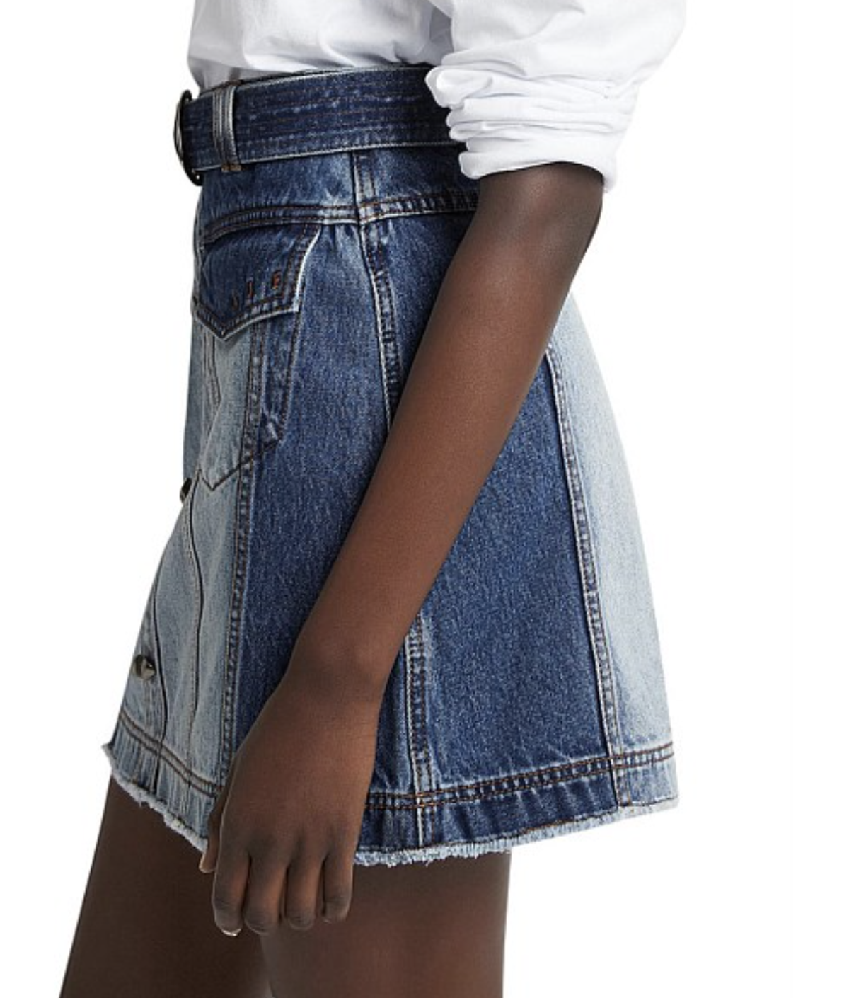 Aje Freecycle Denim Skirt  - Image 4