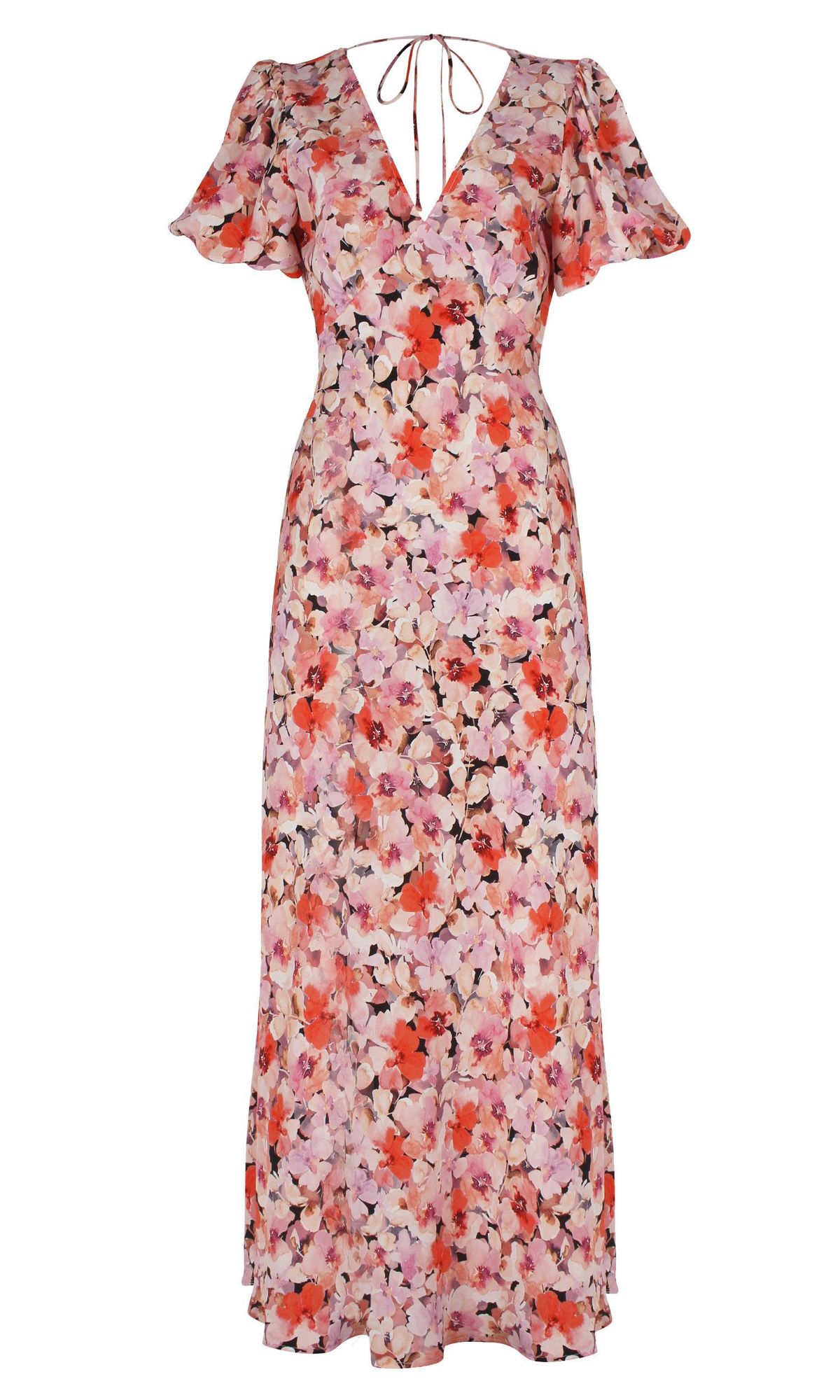 Ruby Aimee Silk Dress Floral Size 8 / S - Image 3