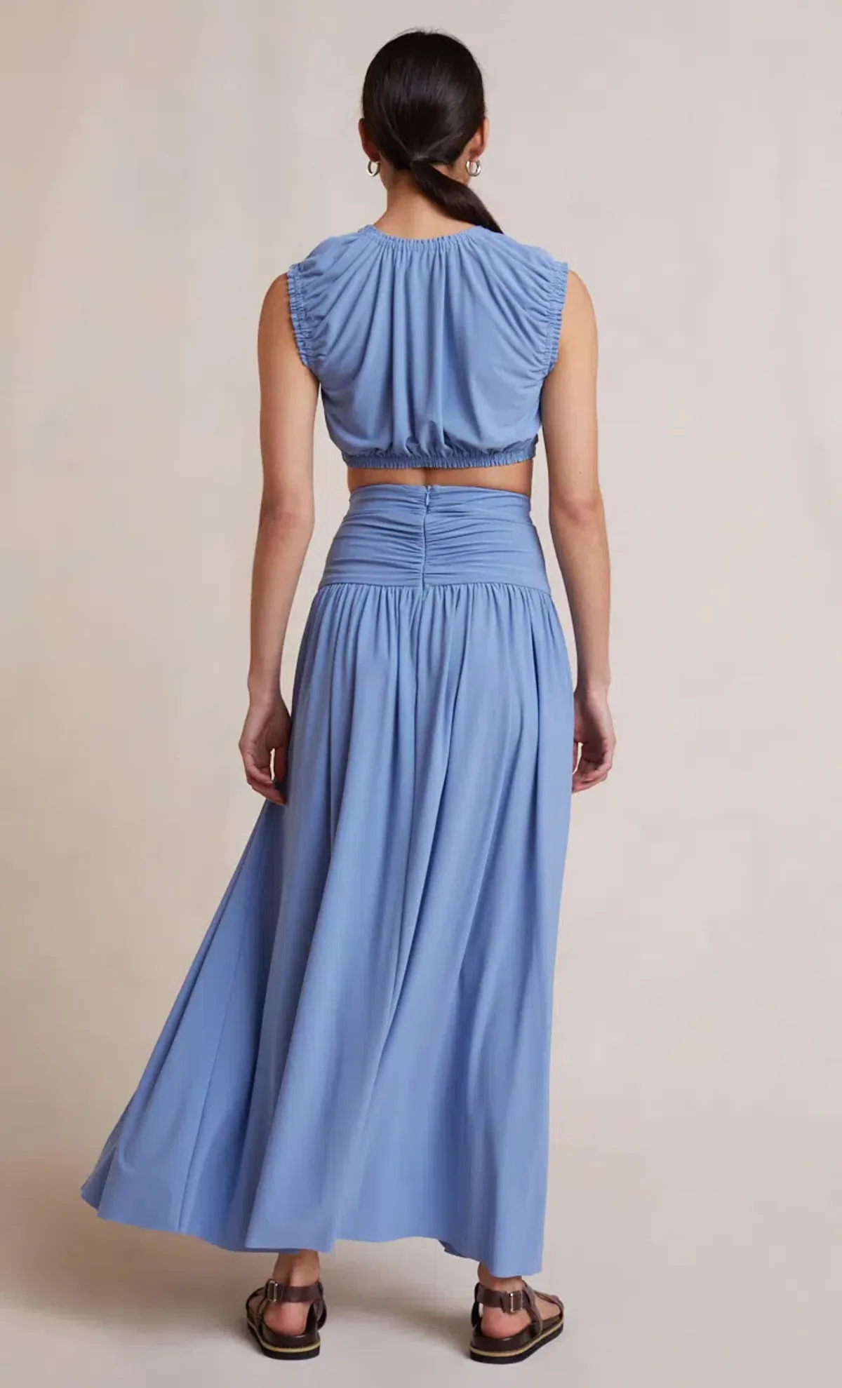 Bec & Bridge Minx Top and Skirt Set Blue Size 8 - Image 2