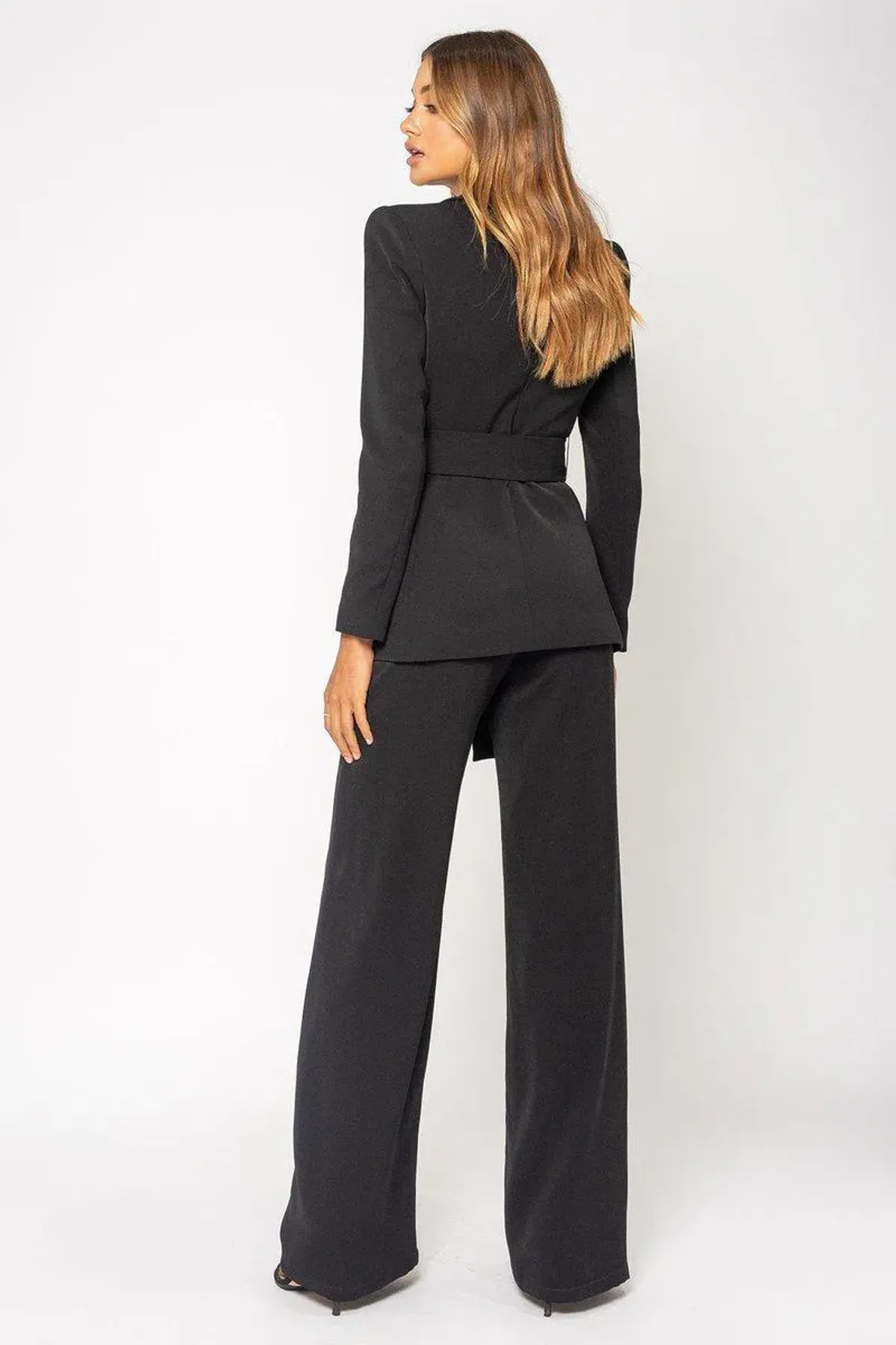 BIANCA AND BRIDGETT ELLA TWO-PIECE SUIT BLACK SIZE 6 - Image 2