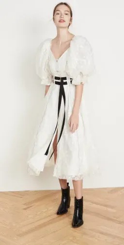 Aje eucalypt burnout dress for rent on The Volte - image 3