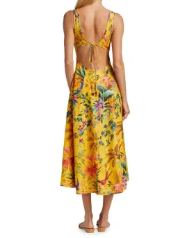 Zimmerman Tropicana Midi in Mango (size 3) for rent on The Volte - image 2