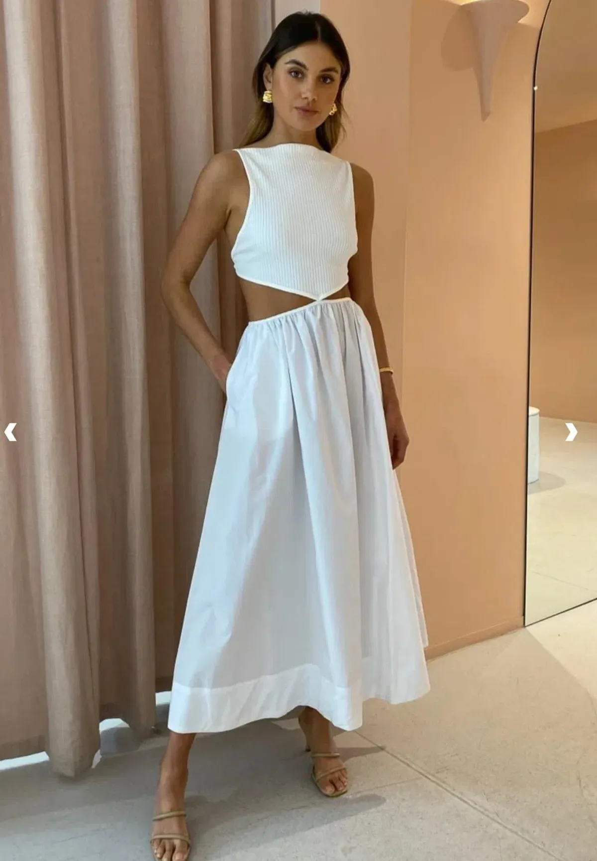 Bec & Bridge Selene Maxi Dress in Ivory - Image 1