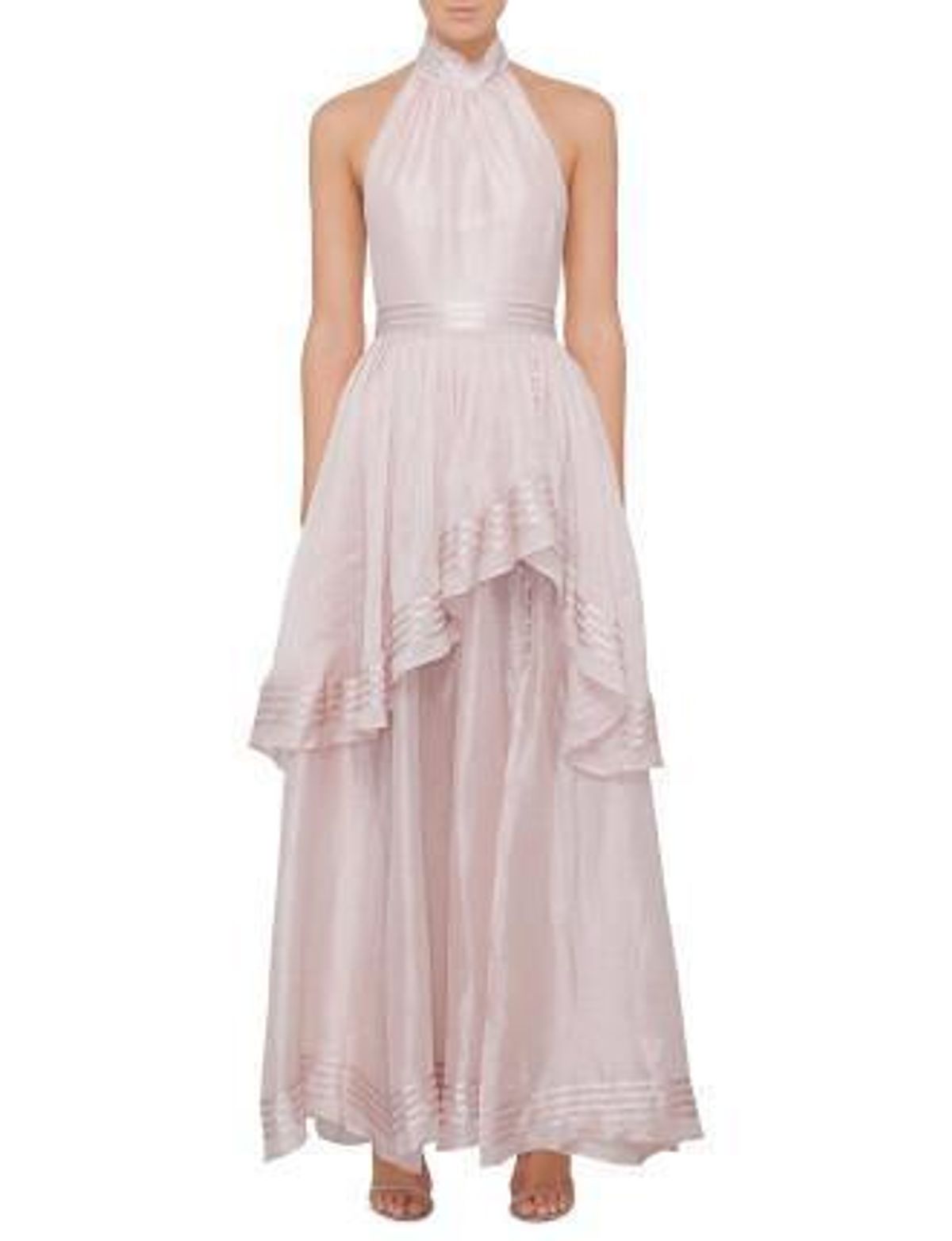 AJE Sienna Dress - Size 6 (Blush) - Image 3