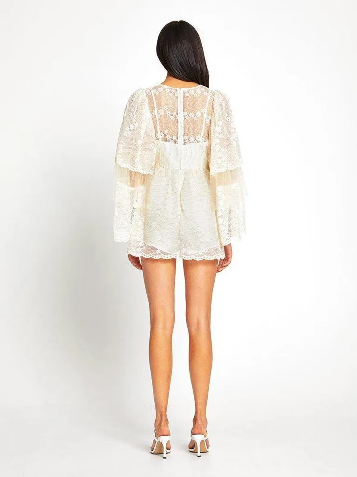 ALICE MCCALL CREME MOONSTRUCK MINI DRESS - SIZE 8 AU/4 US (RRP $395) - Image 2