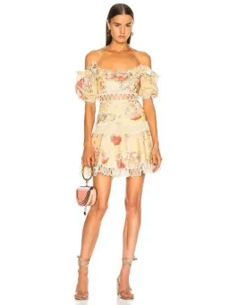Zimmermann Melody Off the Shoulder Dress for rent on The Volte - image 1