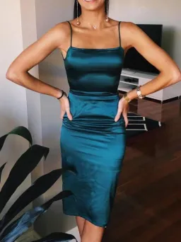 Maurie & Eve Apache Dress Green Size 10 for rent on The Volte - image 4