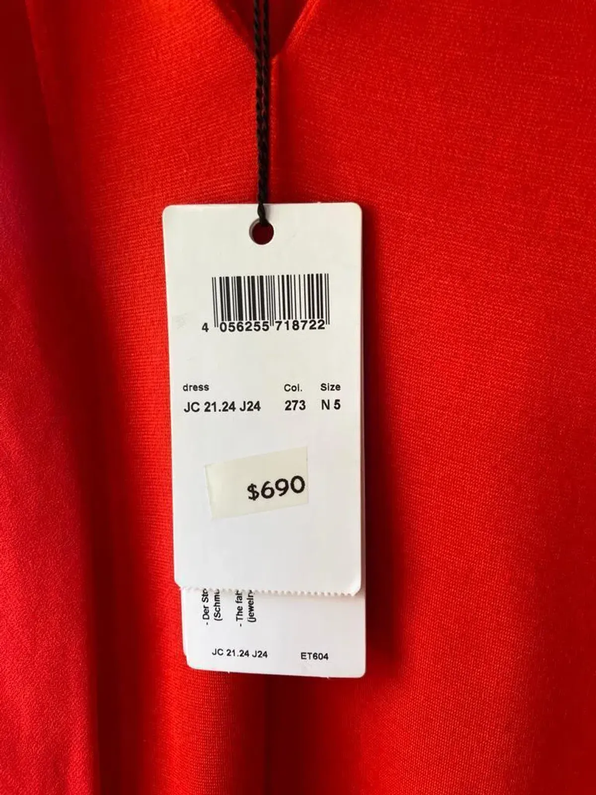 Marc Cain Orange Dress Size 12 - Image 3