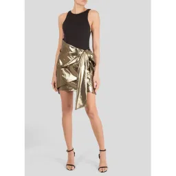 Ysl bow embellished lame skirt  for rent on The Volte - image 1
